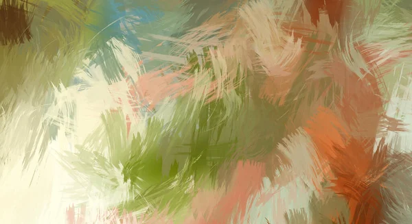 Abstract Background Colorful Brush Strokes Brushed Vibrant Wallpaper Painted Artistic — Stock Photo, Image