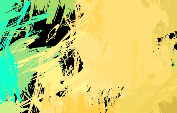 Sanatsal soyut arkaplan. Doku boyalı duvar kağıdı. Boya darbeleriyle yaratıcı bir illüstrasyon. Fırça desenli resim.