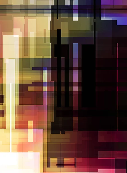 Futuristische Abstrakte Geometrische Tapeten Geometrische Farbenfrohe Formen Rechteckige Formen Hintergrund — Stockfoto