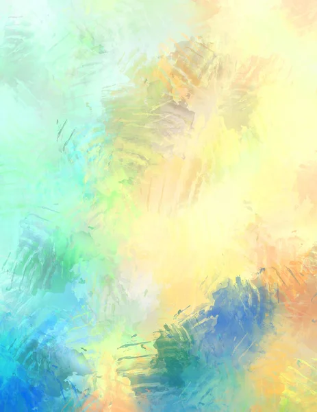 Artistic Vibrant Colorful Wallpaper Brushed Painted Abstract Background Brush Stroked — Stock Photo, Image