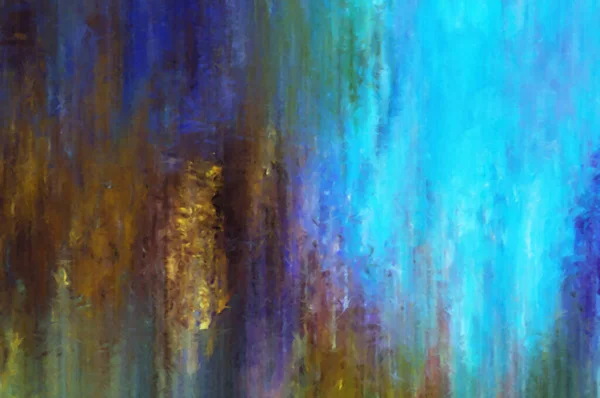 Modern sanat. Renkli çağdaş sanat eserleri. Renkli boya darbeleri. Soyut arkaplanda fırça darbeleri. Fırça boyası. Eşsiz duvar sanatı.