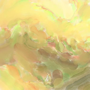 El yapımı sürreal soyut desenli suluboya. Modern sanatsal resim. 2D çizim. Arkaplan boyası karışımı. Yaratıcı duvar sanatı. Çağdaş sanat.