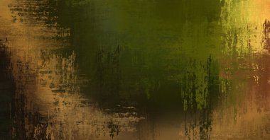 Çapraz vahşi fırça darbeleriyle arka plan. Renkli ve canlı bir tasvir. Boyalı sanat. Yaratıcı soyut resim.