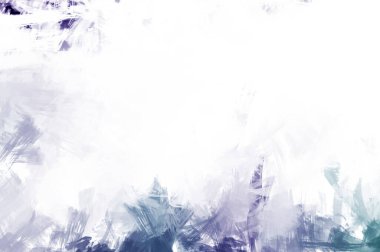 Canlı fırça darbeleriyle boyanmış. Renkli desenli resim. Fırçalanmış duvar kağıdını boya.