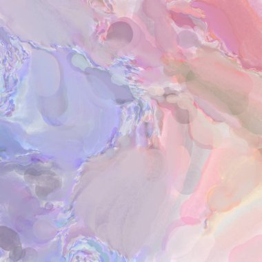 El yapımı sürreal soyut desenli suluboya. Modern sanatsal resim. 2D çizim. Arkaplan boyası karışımı. Yaratıcı duvar sanatı. Çağdaş sanat.