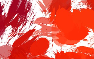 Sanatsal soyut arkaplan. Doku boyalı duvar kağıdı. Boya darbeleriyle yaratıcı bir illüstrasyon. Fırça desenli resim.