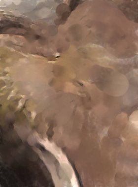 Modern sanat. Renkli çağdaş sanat eserleri. Renkli boya darbeleri. Soyut arkaplanda fırça darbeleri. fırça boyası.