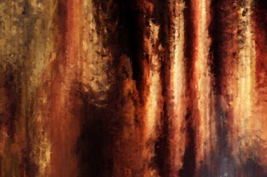 Modern sanat. Renkli çağdaş sanat eserleri. Renkli boya darbeleri. Soyut arkaplanda fırça darbeleri. Fırça boyası. Eşsiz duvar sanatı.