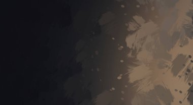 Vahşi fırça darbeleri. Taranmış Boyalı Soyut Arkaplan. Fırça darbesi ile boyanmış. Boya darbeleri. 2B Görüntü.