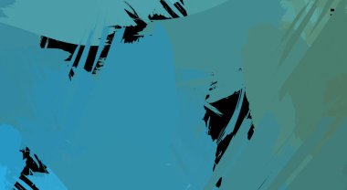 Sanatsal soyut arkaplan. Doku boyalı duvar kağıdı. Boya darbeleriyle yaratıcı bir illüstrasyon. Fırça desenli resim.