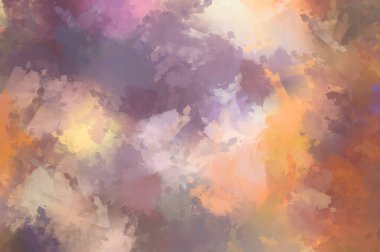 Renkli fırça darbelerinin soyut arkaplanı. fırçalanmış canlı duvar kağıdı. resmedilmiş sanat eseri. Eşsiz ve yaratıcı illüstrasyon.