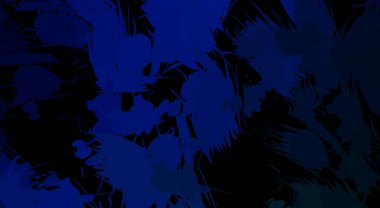 Canlı fırça darbeleriyle boyanmış. Renkli desenli resim. Fırçalanmış duvar kağıdını boya.