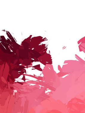 Taranmış Boyalı Soyut Arkaplan. Vahşi kaotik fırça darbeleri. Boya darbeleri. 2D İllüstrasyon. Fırça darbeli resim. 