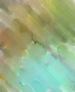 Yumuşak suluboya duvar kağıdı. Hafifçe fırçalanmış renkleri olan sanatsal bir resim. Pastel renkler arkaplana dokunmuş. Soyut duvar sanatı..