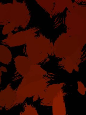 Duvar sanatı Eşsiz ve yaratıcı illüstrasyon. Fırça darbesi ile boyanmış. Renkli fırça darbelerinin soyut arkaplanı. Fırçalanmış canlı duvar kâğıdı. Boyalı sanatsal yaratım.