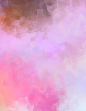 Yaratıcı soyut resim. Artistik fırça darbeleriyle donatılmış. Renkli ve canlı bir illüstrasyon. boyalı sanat.