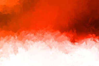 Renkli fırça darbelerinin 2D çizimi. Dekoratif desenli resim. canlı boya desenli arkaplan.