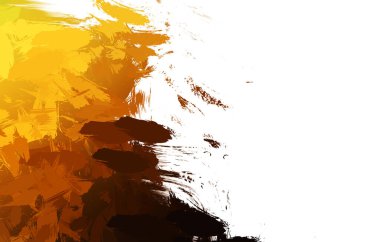 Duvar sanatı Eşsiz ve yaratıcı illüstrasyon. Fırça darbesi ile boyanmış. Renkli fırça darbelerinin soyut arkaplanı. Fırçalanmış canlı duvar kâğıdı. Boyalı sanatsal yaratım.