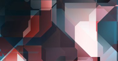 Dinamik bileşime sahip minimalist düz stil içinde modayı takip eden geometrik soyut arkaplan. 