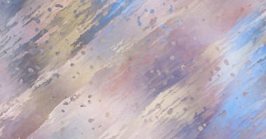 Yaratıcı soyut resim. Artistik fırça darbeleriyle donatılmış. Renkli ve canlı bir illüstrasyon. boyalı sanat.