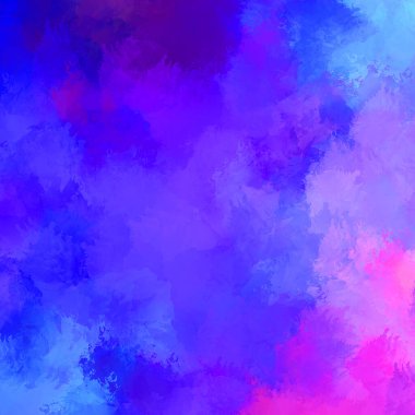 Canlı fırça darbeleriyle boyanmış. Renkli desenli resim. Fırçalanmış duvar kağıdını boya.