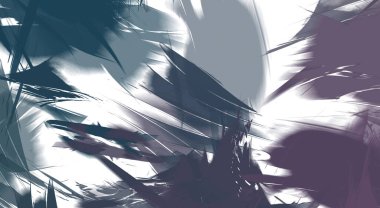 Renkli fırça darbelerinin soyut arkaplanı. fırçalanmış canlı duvar kağıdı. resmedilmiş sanat eseri. Eşsiz ve yaratıcı illüstrasyon.