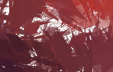 Sanatsal soyut arkaplan. Doku boyalı duvar kağıdı. Boya darbeleriyle yaratıcı bir illüstrasyon. Fırça desenli resim.