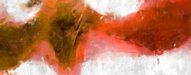 Soyut arkaplanda pürüzlü fırça darbeleri. Fırça boyası. Renkli boya darbeleri. Eşsiz duvar sanatı. Tuvaldeki modern sanat. Renkli çağdaş sanat eserleri. 