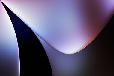 Soyut arkaplan. Değişken renk değişim dalgaları, dinamik hareketlerle. Işık dalgalarının neon renkli soyut tasarımı. Duvar kağıdı, afiş, arkaplan, kart, kitap illüstrasyonu, web sitesi.