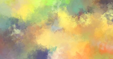 Modern sanat. Taranmış Boyalı Soyut Arkaplan. Fırça darbesi ile boyanmış. Boya darbeleri. 2B Görüntü.