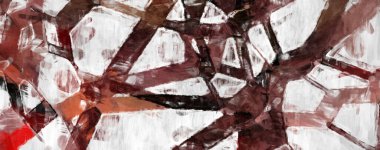 Soyut arkaplanda pürüzlü fırça darbeleri. Fırça boyası. Renkli boya darbeleri. Eşsiz duvar sanatı. Tuvaldeki modern sanat. Renkli çağdaş sanat eserleri. 