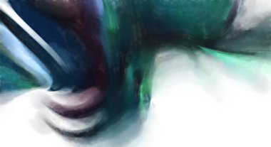 Modern sanat. Renkli çağdaş sanat eserleri. Renkli boya darbeleri. Soyut arkaplanda fırça darbeleri. fırça boyası.