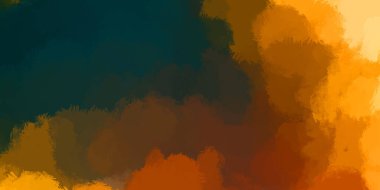 resmedilmiş sanat eseri. fırçalanmış canlı duvar kağıdı. Eşsiz ve yaratıcı illüstrasyon. Renkli fırça darbelerinin soyut arkaplanı. 