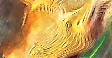 Modern sanat. Renkli çağdaş sanat eserleri. Renkli boya darbeleri. Soyut arkaplanda fırça darbeleri. fırça boyası.