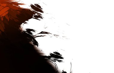 Duvar sanatı Eşsiz ve yaratıcı illüstrasyon. Fırça darbesi ile boyanmış. Renkli fırça darbelerinin soyut arkaplanı. Fırçalanmış canlı duvar kâğıdı. Boyalı sanatsal yaratım.