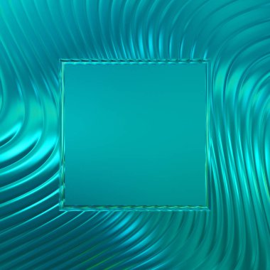 Soyut çerçeveli arkaplan. Renkli, canlı, dalgalı bir duvar kağıdı. Merkezi çerçeveli yaratıcı grafik 2d çizim. Dinamik şekilli modaya uygun sıvı örtüsü.