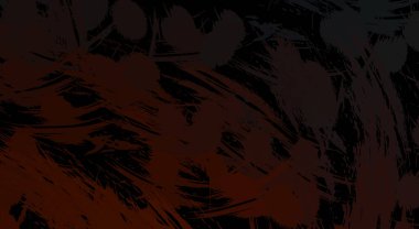 Canlı fırça darbeleriyle boyanmış. Renkli desenli resim. Fırçalanmış duvar kağıdını boya.