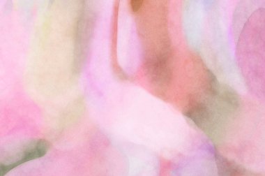 Pastel renklerde suluboya resim. Poster, duvar sanatı, afiş, kart, kitap kapağı ya da ambalaj için rahatlatıcı kompozisyonun yumuşak renkli çizimi. Modern fırça darbeleri resim.