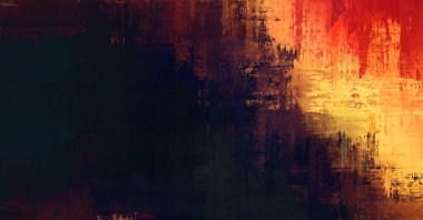 Çapraz vahşi fırça darbeleriyle arka plan. Renkli ve canlı bir tasvir. Boyalı sanat. Yaratıcı soyut resim.