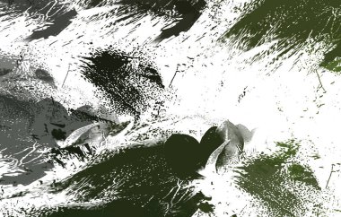 Renkli fırça darbelerinin 2B çizimi. Dekoratif doku resmi. Canlı boya desenli arka plan. Kaotik fırça darbeleri resim.