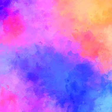 Boya darbeleri. 2D İllüstrasyon. Taranmış Boyalı Soyut Arkaplan. Fırça darbesi ile boyanmış. Modern sanat.