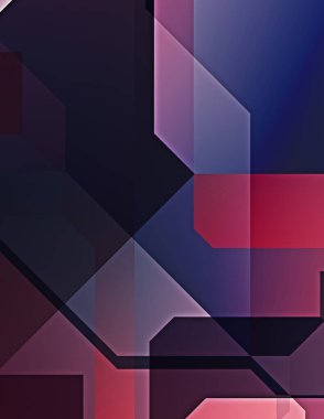 Dairesel şekillerin katmanları renkli ve canlı bir tasarım yaratıyor. Dairelerin sayısal çizimi. Gelecekçi tasarım şablonu.