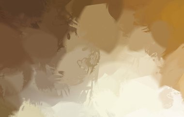 Vahşi fırça darbeleri. Taranmış Boyalı Soyut Arkaplan. Fırça darbesi ile boyanmış. Boya darbeleri. 2B Görüntü.