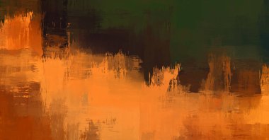 Çapraz vahşi fırça darbeleriyle arka plan. Renkli ve canlı bir tasvir. Boyalı sanat. Yaratıcı soyut resim.