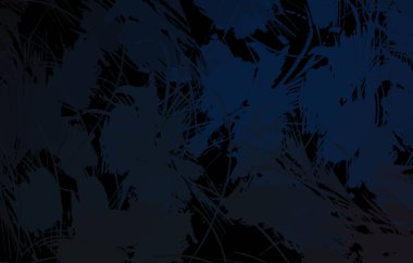 Vahşi fırça darbeleriyle yaratıcı soyut resim. Artistik fırça darbeleriyle donatılmış. Renkli ve canlı bir tasvir. Boyalı sanat.