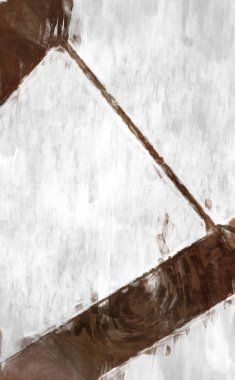 Soyut arkaplanda pürüzlü fırça darbeleri. Fırça boyası. Renkli boya darbeleri. Eşsiz duvar sanatı. Tuvaldeki modern sanat. Renkli çağdaş sanat eserleri. 