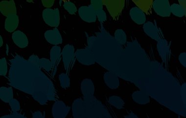 Vahşi fırça darbeleriyle yaratıcı soyut resim. Artistik fırça darbeleriyle donatılmış. Renkli ve canlı bir tasvir. Boyalı sanat.