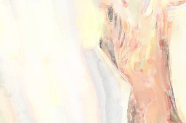 Yüzeyde suluboya vuruşlar. Sanatsal arkaplan resmi. Tablo üzerinde soyut resim. Fırça darbeleri. Çağdaş sanat. El işçiliğinin renkli dokusu. Modern resim.