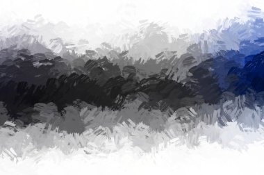 Canlı fırça darbeleriyle boyanmış. Renkli desenli resim. Fırçalanmış duvar kağıdını boya.