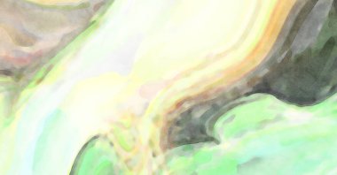 2D çizim. Sanatsal arkaplan resmi. Tablo üzerinde soyut resim. Çağdaş sanat. El yapımı resim. Renkli doku. Modern sanat eserleri. Yüzeyde suluboya fırça darbeleriyle boyama.